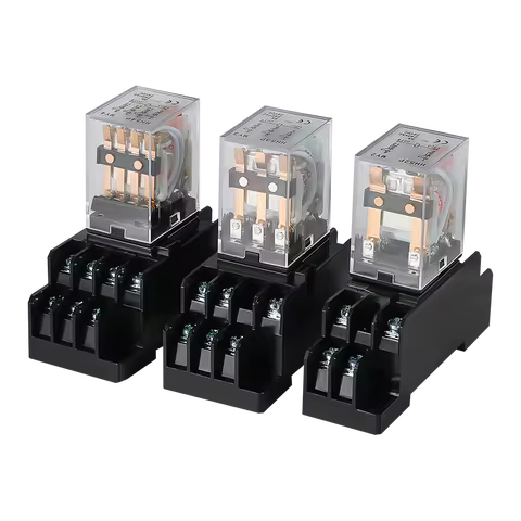 HH52P HH54P Miniature Coil Generalel ectromagnetic Intermediate Relay Switch LED DC 6V 12V 24V AC 22