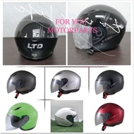 LTD VTEC MONO HELMET (HELMET STENG/HELMET SEPARUH/HALF FACE HELMET) TOPI STENG LTD MONO HELMET