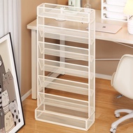 [48H Shipping] Tableside bookshelf storage rack, floor-standing side cabinet for desk, student book 