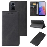 Ready to ship For OPPO F21 Pro 5G Closure Leather Phone Case