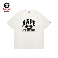 Aape Flagship Store Men's Spring Summer Colorful Letter Ape-Man Print Trendy Short-Sleeved T-Shirt