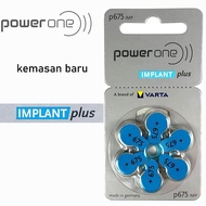 Baterai Implan Powerone p675 Cochlear Implant Plus Battery Baterai Implan Pendengaran/Cochlear Impla