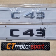 CT Concept Mercedes-Benz C43 Rear Back Emblem Logo Belakang Replacement [Ready Stock] [Local Seller]