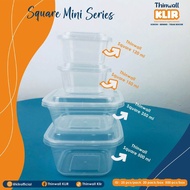 Thinwall Square Mini 350 ml / Cup Dessert /thinwall kotak 350 ml