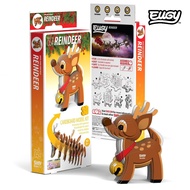 Eugy Dodoland Reindeer 3D Collectible Paper Puzzle. Christmas and Office Gift Exchange.