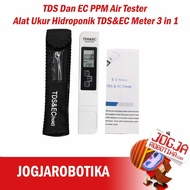 TDS/Temp dan EC PPM Air Tester Alat Ukur Hidroponik TDS&EC Meter 3in1