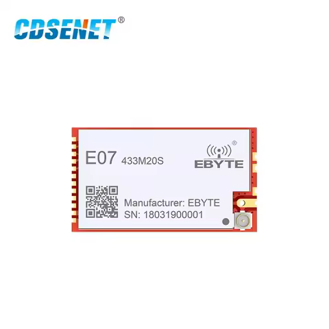 CC1101 433MHz 100mW rf Module 20dBm CDSENET E07-433M20S Long Distance SMD PA Transceiver 433 MHz PCB