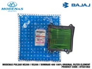 MODENAS PULSAR NS200 RS200 DOMINAR 400 D400 100% ORIGINAL BAJAJ AIR FILTER ELEMENT DT581062