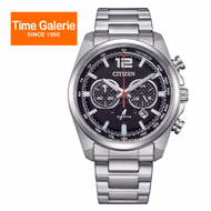 Citizen Eco-Drive CA4640-50E Chronograph Black Dial 42.8mm Stainless Steel Analog Men Watch