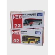 TOMY Tomica Bus Die-cast No.72 & No.42(Japan)