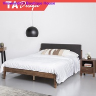 katil queen TA Design TUCKER Scandinavian Solid Wood Queen Bed Frame katil queen kayu
