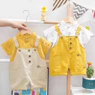 CASUAL SMART BOY FASHION SHORT SLEEVE SHIRT WITH PANTS (BB1074)