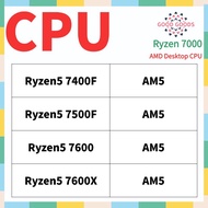 Ryzen5 7400F 7500F 7600 7600X AMD Ryzen 7000 Processor Desktop CPU Socket AM5 1718Pin