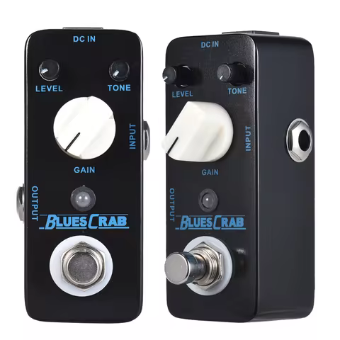 MOOER BLUES CRAB Blues Overdrive Guitar Effect Pedal True Bypass Full Metal Shell Instrument Effect 