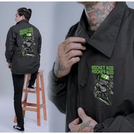 Outlet37 Coach Jacket for Men Teens Adults Parachute Taslan Street Style Cool Sunmori Jacket