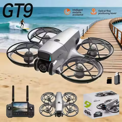 LSRC New GT9 Brushless FPV Drone 4.3" LCD Screen 143g No Registration, EIS Anti-Shake, Optical Flow,