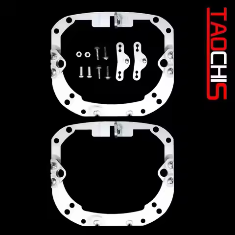 TAOCHIS Auto Adapter Frame Head light for BMW E60 2005 Headlight AFS from Hella 2 to Hella 5 Bi Xeno