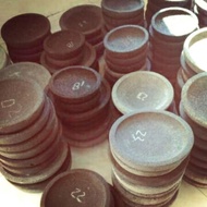 Lesung batu gunung berapi original daripada lava