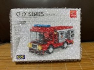 消防車 積木 DIY 動手 砌圖玩具