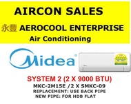 Aircon sales promotion Midea 5 ticks system 2