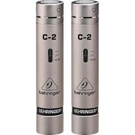 Behringer C-2 2 matched condenser microphones Cardioid pickup pattern Low-mass diaphragm for stereo 