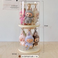5WJ7 Plush Doll Pendant Rotating Display Box Storage Cabinet Doll Storage Doll Doll Vinyl Figure Sto
