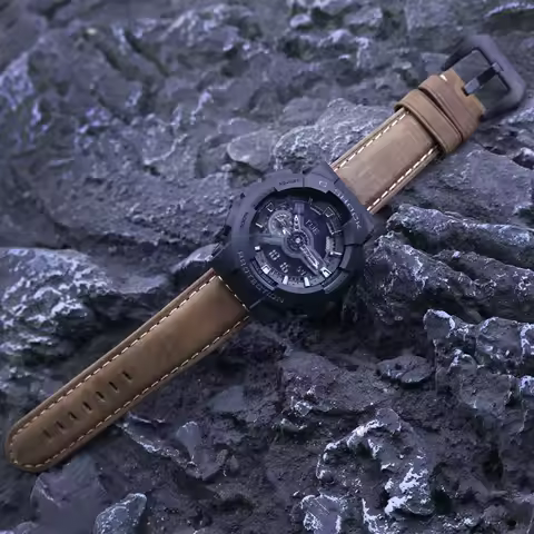 GA2100 CasiOak Leather Strap For G-Shock GM2100 GA2110 GA110 GA100 GM110 DW5600 GW-B5600 GM5600 Modi