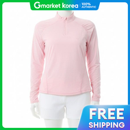 G/FORE | GFORE SILKY TECH NYLON RUCHED QUARTER ZIP PULLOVER G4LF23K873-TRIF เสอสเวตเตอรผหญง ซลก ทค ไ