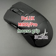Mouse Grip for DeLUX M900 M900Pro Wireless Gaming Mouse Skin Anti-Slip SideTape Sweat-Proof Elastics