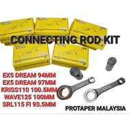 PROTAPER EX5 DREAM / SRL115FI / KRISS110 / WAVE125 CONNECTING ROD KIT CNC CON ROD KIT
