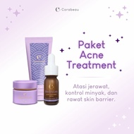 CORABEAU ACNE TREATMENT PACKAGE - Heals ACNE Repairs Skinbarier Skin Care Set For Women Skincare Set
