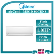 Midea R32 Air Cond 1.0HP/1.5HP/2.0HP NON-INVERTER Air Conditioner MSGD-09CRN8 I MSGD-12CRN8 I MSGD-18CRN8