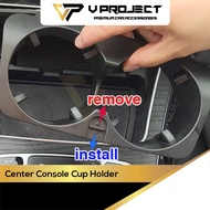 Mercedes Benz C Class W205 C200 C250 Center Console Cup Holder 2015-2021 V Project Car Accessories