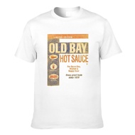 New Design Old Bay Washed Hot Sauce Novelty Cotton T-Shirts