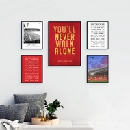 Football Stadium ANFIELD Art Prints Football Lovers Gifts Posters British Football Club Canvas Paint