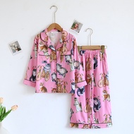 ชุดนอน Muslin Pajamas Collection Muslin Pet รุ่น Whisker Wheels(N5132 T5132 M5132) | ชุดแม่ลูก