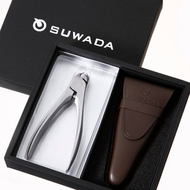 SUWADA日本職人指甲剪 鉗形經典款 L 真皮皮套禮盒