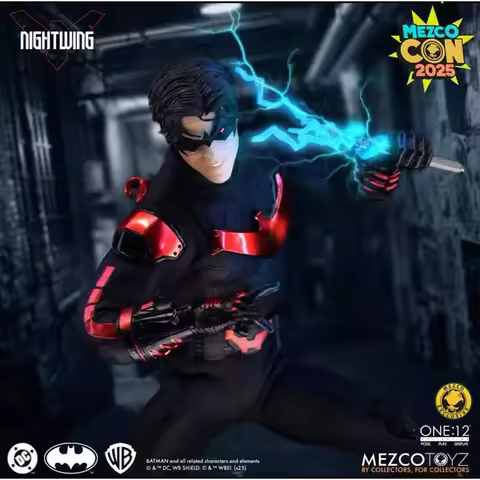 Original Mezco Toys Nightwing In Stock Anime Action Collection Model Toys Customized Gifts