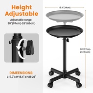 Trolley Salon Shelf Cross-Border Tools New Products Beauty Salon Trolley Salon Wholesale Tray Round 