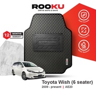 Rooku Car Mat Toyota Wish(6 seater) 2009 - Present AE20