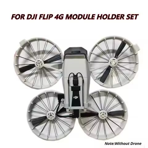 For DJI Flip 4G Module Fixed Holder Data Cable Antenna Set for DJI Flip 4G Module Installation Kit D
