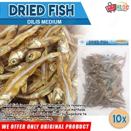 Dried Fish Dilis Medium 100g/200g/500g/1kg Dried Anchovies / Gourmet Dried Fish / Sun-Dried / Filipi
