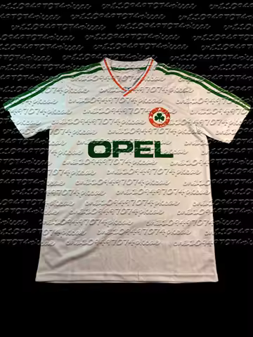 2026 New Republic of Ireland Retro OPEL Soccer Jersey Kids/Adults Training and Daily Wear T-Shirt Fa