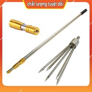 Trọn bộ xiên ca chĩa đánh bắt cá có cán tay cầm dã ngoại