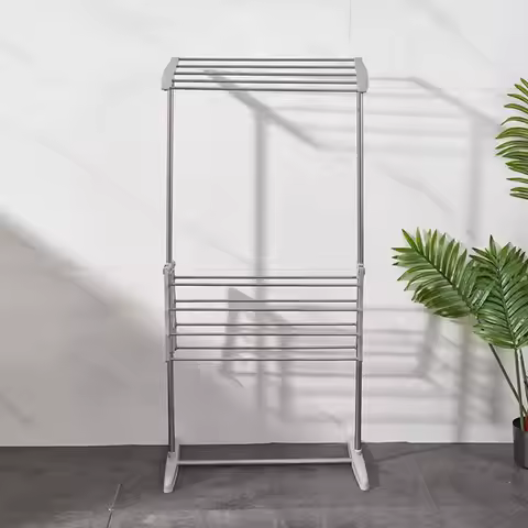 Clothes Drying Rack Space Saving Sturdy Laundry Rack Laundry Drying Rack for Apartments Balcony Dorm