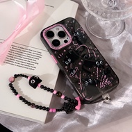 เคสโทรศัพท์มือถือลายแมวสีดำพิมพ์ลายสองชั้น Adorable Original Black Cat Print สำหรับ iPhone 17 pro Ma