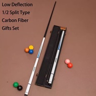 COD 10/11.5/13mm Tip Predator Carbon Fiber Ako Billiards Cue Stick 1/2 Split Type Joint Maple Low De