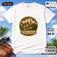 T-SHIRT BY ESTONIA 8 WEAR COUNTRYTAG ASAL ESTONIA COTTON 24S SOUVENIR PREMIUM GIFT