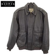 LL Bean 土耳其棕色皮革 A-2 飛行夾克