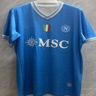 25-26 Napoli nhà Jersey áo bóng đá chất lượng cao Áo Sơ Mi Ngắn Tay Nam